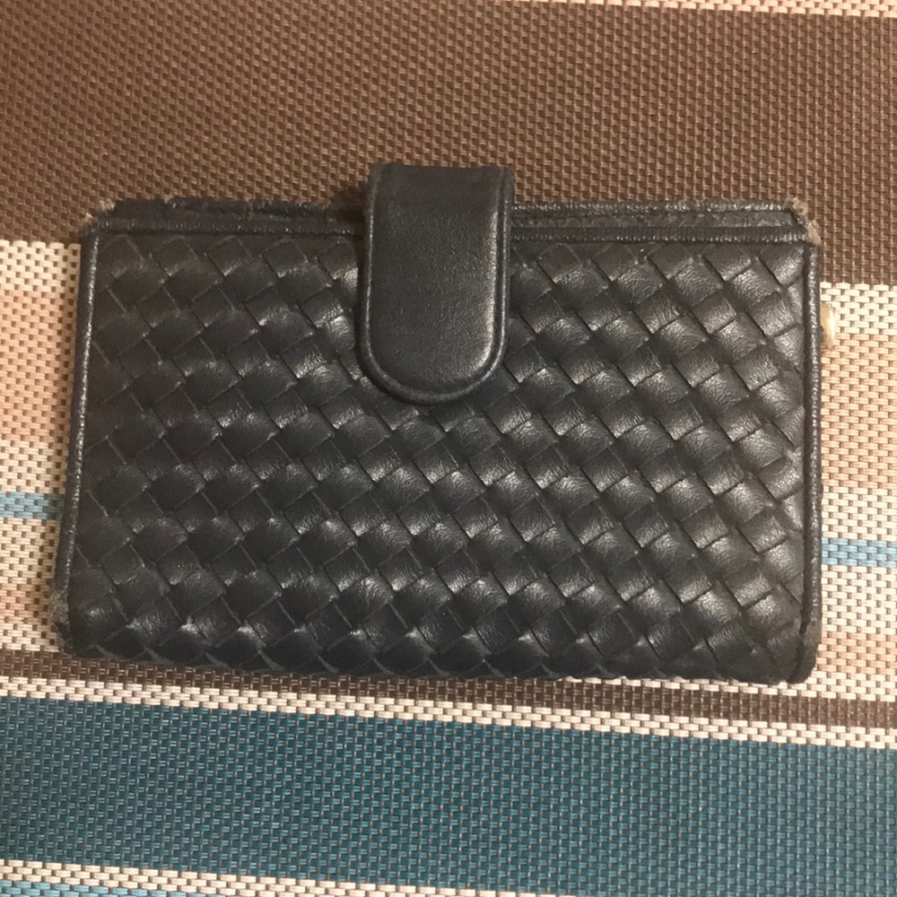 Blue Leather Wallet